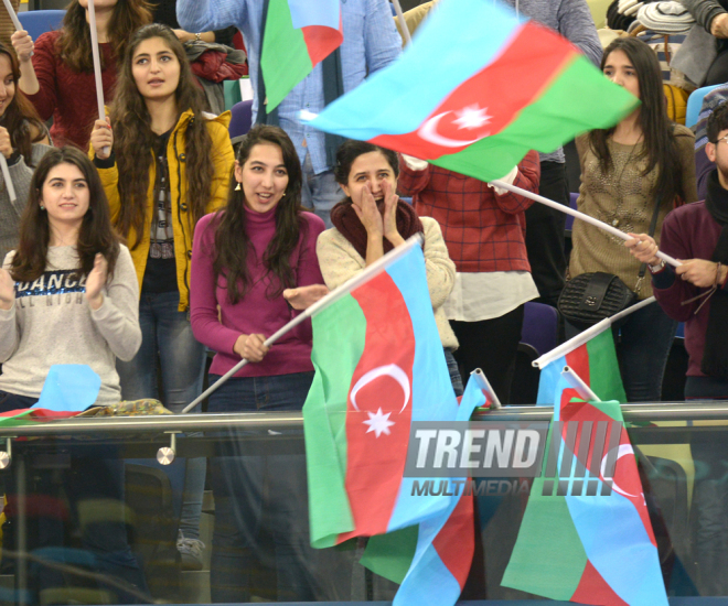 Bakıda idman gimnastikası üzrə FIG "Challenge" Dünya Kubokunun rəsmi açılış mərasimi. Azərbaycan, 19 fevral, 2016