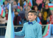 Bakıda idman gimnastikası üzrə FIG "Challenge" Dünya Kubokunun rəsmi açılış mərasimi. Azərbaycan, 19 fevral, 2016