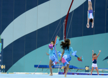 Bakıda idman gimnastikası üzrə FIG "Challenge" Dünya Kubokunun rəsmi açılış mərasimi. Azərbaycan, 19 fevral, 2016