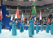 Bakıda idman gimnastikası üzrə FIG "Challenge" Dünya Kubokunun rəsmi açılış mərasimi. Azərbaycan, 19 fevral, 2016