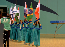 Bakıda idman gimnastikası üzrə FIG "Challenge" Dünya Kubokunun rəsmi açılış mərasimi. Azərbaycan, 19 fevral, 2016