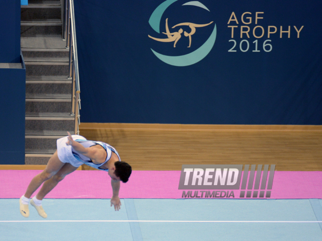 Bakıda idman gimnastikası üzrə Dünya Kubokunda ilk qaliblərin mükafatlandırma mərasimi keçirilib. Azərbaycan, 21 fevral, 2016