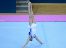 Bakıda idman gimnastikası üzrə Dünya Kubokunda ilk qaliblərin mükafatlandırma mərasimi keçirilib. Azərbaycan, 21 fevral, 2016