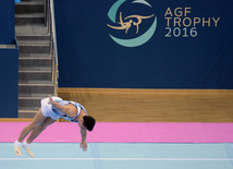 Bakıda idman gimnastikası üzrə Dünya Kubokunda ilk qaliblərin mükafatlandırma mərasimi keçirilib. Azərbaycan, 21 fevral, 2016