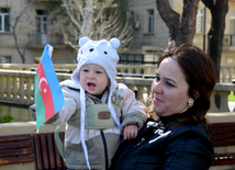 Bakıda Milli Ordumuzun uğurları qeyd edilir. Azərbaycan, Bakı, 6 aprel 2016