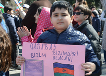 Bakıda Milli Ordumuzun uğurları qeyd edilir. Azərbaycan, Bakı, 6 aprel 2016