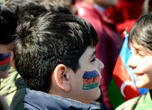 Bakıda Milli Ordumuzun uğurları qeyd edilir. Azərbaycan, Bakı, 6 aprel 2016