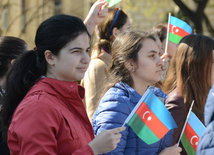 Bakıda Milli Ordumuzun uğurları qeyd edilir. Azərbaycan, Bakı, 6 aprel 2016