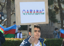 Bakıda Milli Ordumuzun uğurları qeyd edilir. Azərbaycan, Bakı, 6 aprel 2016