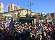 Bakıda Milli Ordumuzun uğurları qeyd edilir. Azərbaycan, Bakı, 6 aprel 2016