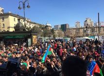 Bakıda Milli Ordumuzun uğurları qeyd edilir. Azərbaycan, Bakı, 6 aprel 2016