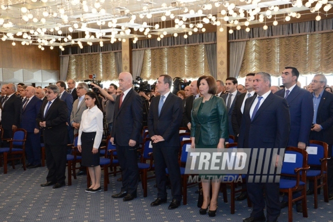 Baku hosts award ceremony of winners of Best Presentation contest, dedicated to the 93rd anniversary of national leader Heydar Aliyev. Azerbaijan, Baku, 5 May 2016 