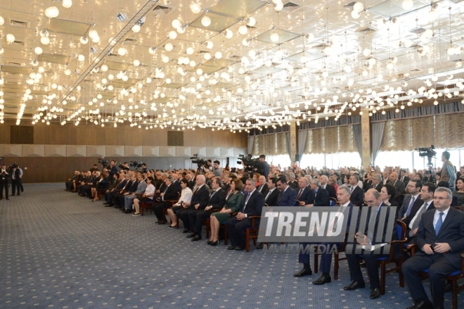 Baku hosts award ceremony of winners of Best Presentation contest, dedicated to the 93rd anniversary of national leader Heydar Aliyev. Azerbaijan, Baku, 5 May 2016 