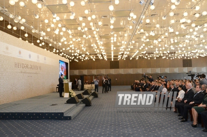 Baku hosts award ceremony of winners of Best Presentation contest, dedicated to the 93rd anniversary of national leader Heydar Aliyev. Azerbaijan, Baku, 5 May 2016 