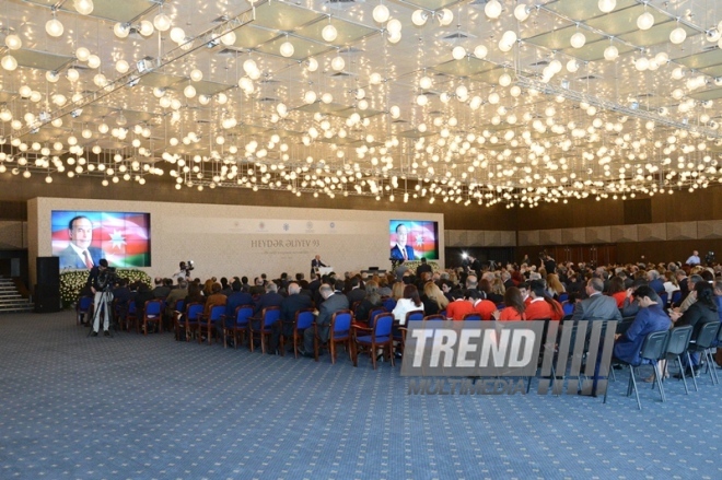 Baku hosts award ceremony of winners of Best Presentation contest, dedicated to the 93rd anniversary of national leader Heydar Aliyev. Azerbaijan, Baku, 5 May 2016 