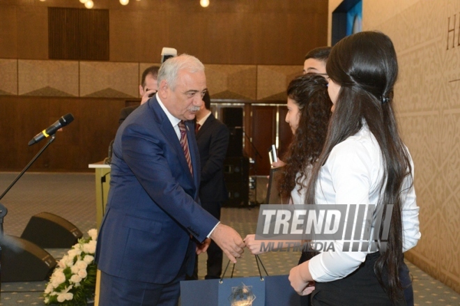 Baku hosts award ceremony of winners of Best Presentation contest, dedicated to the 93rd anniversary of national leader Heydar Aliyev. Azerbaijan, Baku, 5 May 2016 