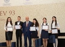 Baku hosts award ceremony of winners of Best Presentation contest, dedicated to the 93rd anniversary of national leader Heydar Aliyev. Azerbaijan, Baku, 5 May 2016 