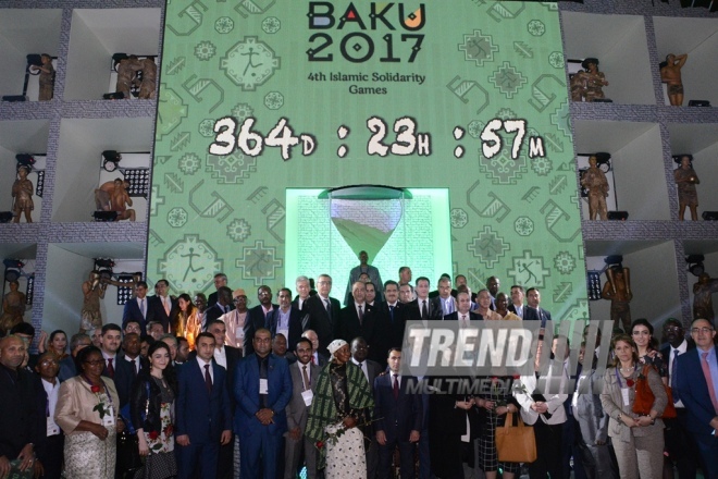 Baku starts countdown to 4th Islamic solidarity Games. Azerbaijan, Baku, 12 May 2016