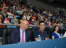 Bakıda Azərbaycan yığması gimnastlarının yoxlama məşqləri və çıxışları keçirilib. Azərbaycan, Bakı, 13 iyun 2016