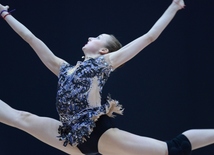 Bakıda Azərbaycan yığması gimnastlarının yoxlama məşqləri və çıxışları keçirilib. Azərbaycan, Bakı, 13 iyun 2016