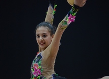 Bakıda Azərbaycan yığması gimnastlarının yoxlama məşqləri və çıxışları keçirilib. Azərbaycan, Bakı, 13 iyun 2016