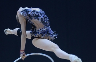 Bakıda Azərbaycan yığması gimnastlarının yoxlama məşqləri və çıxışları keçirilib. Azərbaycan, Bakı, 13 iyun 2016