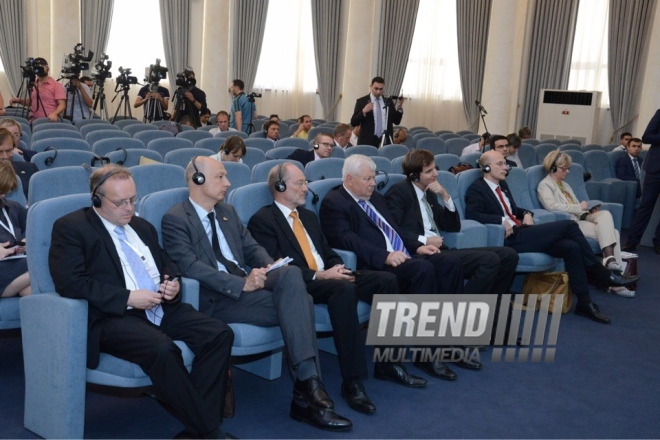 OSCE Chairperson-in-Office Frank-Walter Steinmeier discusses Karabakh conflict settlement in Baku. Azerbaijan, Baku, 30 June 2016