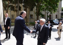 OSCE Chairperson-in-Office Frank-Walter Steinmeier discusses Karabakh conflict settlement in Baku. Azerbaijan, Baku, 30 June 2016