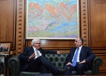 OSCE Chairperson-in-Office Frank-Walter Steinmeier discusses Karabakh conflict settlement in Baku. Azerbaijan, Baku, 30 June 2016