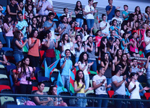 Bakıda bədii gimnastika üzrə Dünya Kuboku yarışlarının ilk günü start götürüb. Azərbaycan, Bakı, 22 iyul 2016