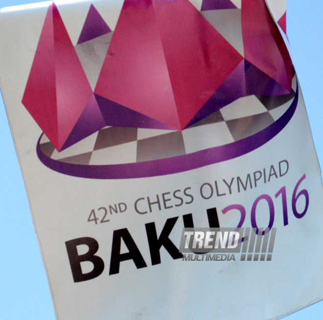 Bakı 42-ci Ümumdünya Şahmat Olimpiadasına hazırdır. Azərbaycan, Bakı, 31 avqust 2016