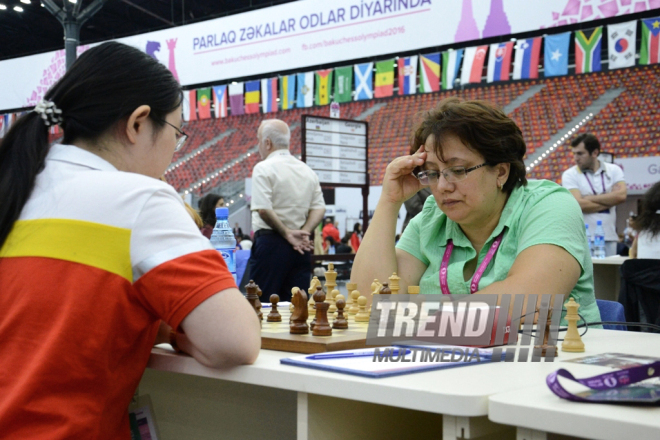 Parlaq zəkalar Bakı 42-ci Ümumdünya Şahmat Olimpiadasında. Azərbaycan, Bakı, 8 sentyabr 2016