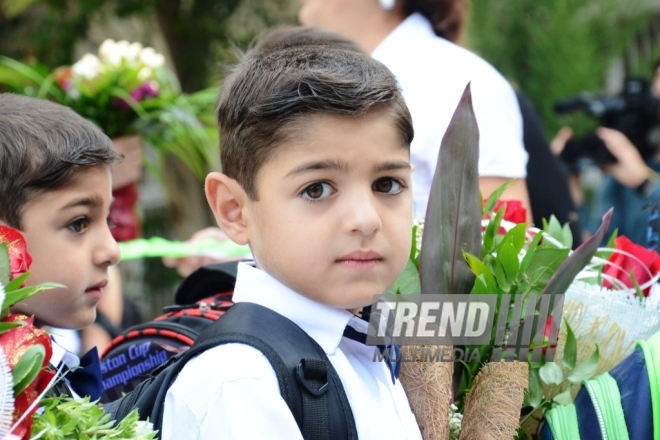 Azerbaijan marks Knowledge Day. Azerbaijan, Baku, 15 sept. 2016