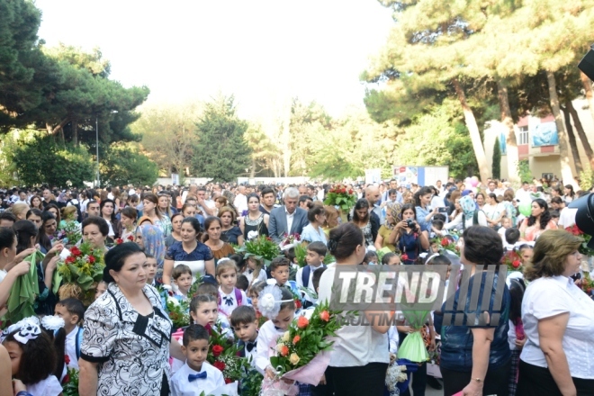 Azerbaijan marks Knowledge Day. Azerbaijan, Baku, 15 sept. 2016