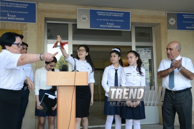 Azerbaijan marks Knowledge Day. Azerbaijan, Baku, 15 sept. 2016