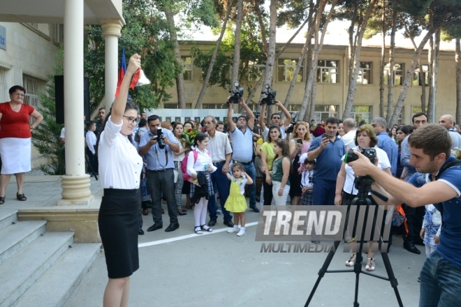 Azerbaijan marks Knowledge Day. Azerbaijan, Baku, 15 sept. 2016