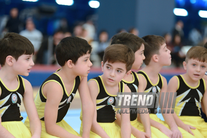 İdman və akrobatika gimnastikası üzrə Azərbaycan yarışları keşirilir. Azərbaycan, Bakı, 16 dekabr 2016