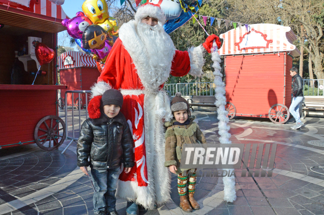 Bakı Yeni İli qeyd edir. Azərbaycan, Bakı, 30 dekabr 2016