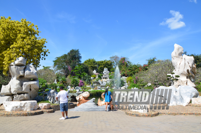 The Million Years Stone Park & Pattaya Crocodile Farm. Pattaya, Tailand, 14 Jan. 2017