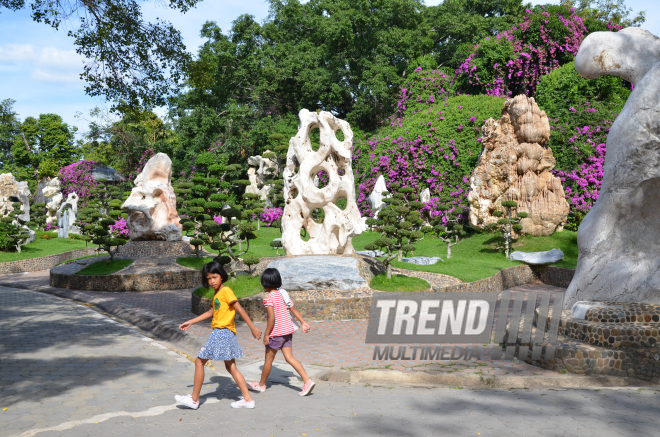 The Million Years Stone Park & Pattaya Crocodile Farm. Pattaya, Tailand, 14 Jan. 2017