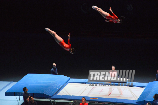 Batut gimnastikası və tamblinq üzrə Dünya Kuboku. Azərbaycan, Bakı, 18-19 fevral 2017