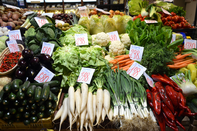 The Great Market Hall or Central Market Hall is the largest and oldest indoor market in Budapest. Hungary, April,4, 2017
