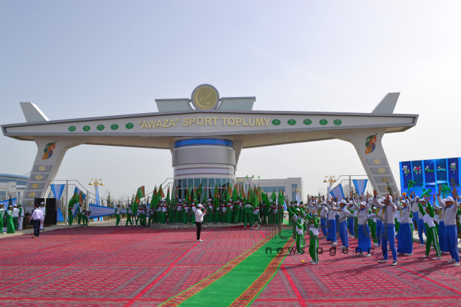 Ashgabat and Turkmenbashi host "Asian Games 2017" International sports congress. Turkmenistan, April,8, 2017