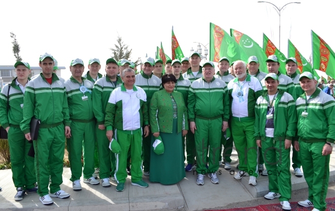 Ashgabat and Turkmenbashi host "Asian Games 2017" International sports congress. Turkmenistan, April,8, 2017