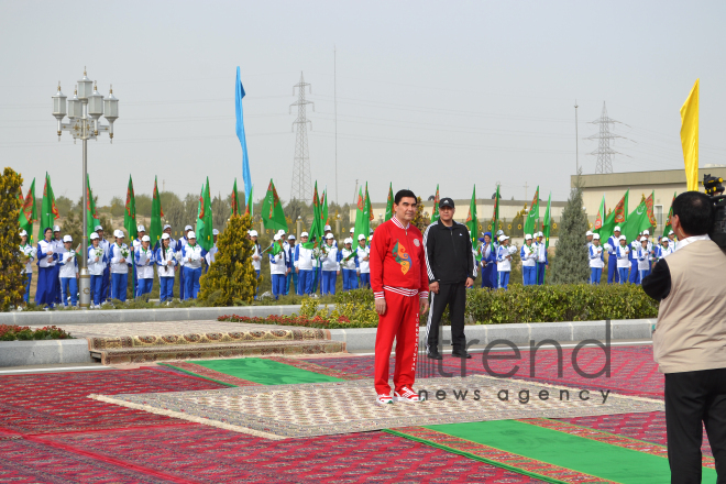 Ashgabat and Turkmenbashi host "Asian Games 2017" International sports congress. Turkmenistan, April,8, 2017