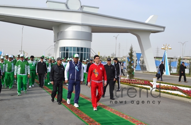 Ashgabat and Turkmenbashi host "Asian Games 2017" International sports congress. Turkmenistan, April,8, 2017