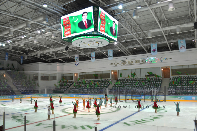 Ashgabat and Turkmenbashi host "Asian Games 2017" International sports congress. Turkmenistan, April,8, 2017