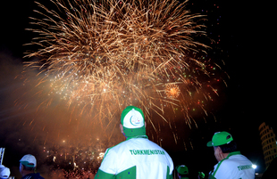 Ashgabat and Turkmenbashi host "Asian Games 2017" International sports congress. Turkmenistan, April,8, 2017