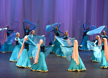 Performance of State Dance Ensemble of the Azerbaijan State Philharmonic Hall named after Muslim Magomayev at the opening ceremony of the first Baku Shopping Festival
