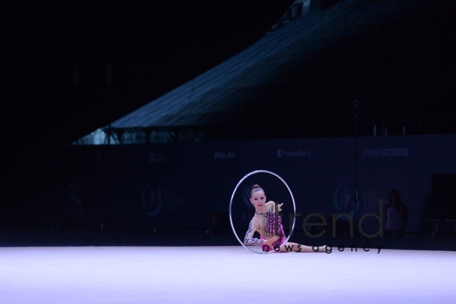 Bədii gimnastika üzrə Dünya Kuboku yarışlarında ən yaxşı məqamlar. Azərbaycan, Bakı, 28 aprel, 2017